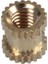 M3X5MMX5MM Iç Dişli Pirinç Tırtıllı Insert Gömülü Somunlar 20 Adet (Yurt Dışından) 2
