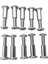 20 Adet Vida Sonrası 5/16 Inç Delik Dia Erkek M6X20MM Dişi M6X18MM (Yurt Dışından) 2