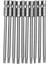 10 Adet 100MM Uzunluk 1/4 Inç Hex Shank T20 Torx Güvenlik Tornavida Uçları, Gri (Yurt Dışından) 1