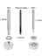 72 Adet 15 mm Paslanmaz Çelik Bağlantı Elemanı Yapış Çıtçıt Düğmesi Deniz Tekne Kanvas Delme Seti Araç Kiti Gümüş (Yurt Dışından) 3