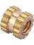 100 Adet Dişi Dişli Tırtıllı Somunlar Yuvarlak Enjeksiyon Kalıplama Pirinç Dişli Ekleme Gömme Somun Çeşitleri Kiti (M2X4 x 3.5) (Yurt Dışından) 5