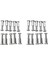 40 Adet Vida Sonrası Fit 5/16 Inç (8mm) Delik Çapı Erkek M6X20MM Kadın M6X18MM Kemer Tokası Bağlama Cıvataları Deri Bağlantı Elemanı (Yurt Dışından) 1