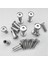 40 Adet Vida Sonrası Fit 5/16 Inç (8mm) Delik Çapı Erkek M6X20MM Kadın M6X18MM Kemer Tokası Bağlama Cıvataları Deri Bağlantı Elemanı (Yurt Dışından) 2