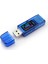 Rıden AT34 USB 3.0 Renkli LCD Voltmetre Ampermetre Gerilim Akım Ölçer Multimetre Şarj Bankası USB Test Cihazı Mavi (Yurt Dışından) 1