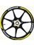 Motosiklet Jant Şeridi Sarı CB250R Uyumlu Yazılı Sağ-Sol/ön-Arka Clk-74 1