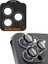 Bufalo Glass iPhone 15/ Plus Silver Gri Premium Lens Koruyucu/ Mineral Camera Protector 2