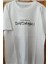 Baskılı Pamuklu Likralı T-Shirt Siyah Yazılı Beyaz CLK-153 1