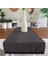 Antrasit Linen Keten Kare Kesim Runner 2