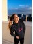 Motive 22 Baskılı 3 Iplik Şardonlu Oversize Sweatshirt Hoodie 3