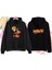 Anime Naruto Ön ve Arka Baskılı Siyah Sweatshirt Hoodie 1