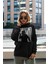 Sagopa Kajmer Temalı Özel Tasarım Oversize Siyah Kapüşonlu Sweatshirt 3