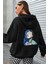 Modern Sanat Kadın Silüet Baskılı Sweatshirt Hoodie 3 Iplik 1