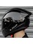 Rapıd 2 Race Parlak Siyah Full Face Motosiklet Kaskı Siyah Camlı 3