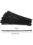 Siyah Kablo Bağı Plastik Cırt Kelepçe 3.6X150 mm 15 cm (100 Adet) 4