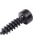 200 Adet 3mm x 10MM Konu Altıgen Başlı Akıllı Vidalar Siyah (Yurt Dışından) 5
