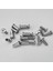 Bağlama Vidaları-10 x Tek Vida (M6 x 20MM) 10 x Çift Kilitli Somun (M6 x 18MM)-GÜMÜŞ (Yurt Dışından) 3