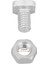 200 Adet M6X12MM Sera Somun ve Cıvata Kare Kafa Cıvata Somun Sera Tamir Kiti Parçaları Yedek Bahçe Malzemeleri (Yurt Dışından) 3