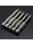 5 Adet Set Güvenlik Bit Seti Kurcalamaya Dayanıklı Tornavida Matkap Ucu Tornavida Uçları Hex Shank Manyetik U Şekilli 1/4 Inç Sürücü Uçları El (Yurt Dışından) 1