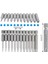12 Paket Torx Başlı Tornavida Ucu Seti 1/4 Inç Hex Shank T5-T40 Yıldız Tornavida Alet Kiti 1 Paket Saplı (Yurt Dışından) 3
