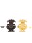 Antik Bronz Çile Mandalı Takı Ahşap Kutu Mini Dolap Toka Kilidi Dekoratif (Yurt Dışından) 2
