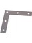 10X Açı Plakası Köşe Desteği Düz L Şekli Onarım Braketi 80MM x 80MM (Yurt Dışından) 2