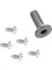 NANLIY-100 Adet Altıgen Havşa Düz Cıvata Vidalar M2X5MM ve 50 Adet Havşa Vidalar Altıgen Anahtar Cıvatalar M4 x 12MM (Yurt Dışından) 3