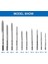10 Adet Makine Mikro Musluklar Mini Spiral Flüt Musluklar Saatler Dokunarak Setleri, M1-M3.5 (Yurt Dışından) 1