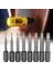 8 Adet Manyetik Torx Tornavida Uçları Seti Elektrikli Tornavida 50MM Uzunluk Gümüş (Yurt Dışından) 3