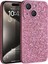 Apple iPhone 15 Plus Kılıf Bling Rhinestones Pembe 1