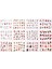 Su Transferli Nail Art Sticker D001 (51025-1) 2