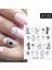 Su Transferli Nail Art Sticker X133 (53622-9) 4