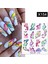 Su Transferli Nail Art Sticker X154 (55344-9) 3