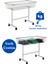 Tekerlekli 50x80x85 Cm Profil Ayaklı Tel Sepet İndirim Sepeti Havuz Sepet Market Sepeti 1