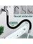 360° Döndürme Musluk Uzatma Genişletici Evrensel Sıçramaya Dayanıklı Uzatma Tüpü Banyo Mutfak Alaşım Lavabo Memesi Adaptörü (Yurt Dışından) 1