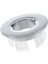 Tasarım Banyo Havzası / Lavabo Taşma Kapağı/pirinç Altı Metrelik Halka Banyo Ürünü Lavabo Düzenli Parça Değiştirme WF-0567 (Parlak Gümüş) (Yurt Dışından) 1
