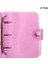 A-Pembe Mini 3 Delik Gevşek Yaprak Bağlayıcı Defter Kapağı Pvc Taşınabilir Bloknot Dosya Klasörü Yaratıcı Cep Günlüğü Ofis Kırtasiye Malzemeleri (Yurt Dışından) 1