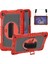 Samsung Galaxy Tab A9+ Kickstand Case Silikon+ Pc Koruyucu Kapak Bilek Bant / Omuz Kayışı (Yurt Dışından) 1