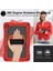 Samsung Galaxy Tab A9+ Kickstand Case Silikon+ Pc Koruyucu Kapak Bilek Bant / Omuz Kayışı (Yurt Dışından) 2