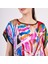 Saf Ipek Kısa Elbise | Kandinsky Watercolor | Nomads Felt 3