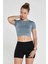 Captiva Yumuşak Dokulu & Esnek Crop Top Stone 1