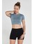 Captiva Yumuşak Dokulu & Esnek Crop Top Stone 3