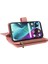 Motorola Edge S30 Pu Deri Manyetik Kapatma Onbeş Kart Yuvaları Fermuarlı Cep Telefonu Kılıfı Kart Yuvası Standı ile (Yurt Dışından) 5
