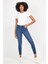 Kadın Gabriella Dirty Dark Blue Skinny Jean Pantolon 1