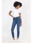 Kadın Gabriella Dirty Dark Blue Skinny Jean Pantolon 4
