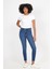 Kadın Gabriella Dirty Dark Blue Skinny Jean Pantolon 5