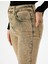 Eskitilmiş Hafif Ispanyol Paça Kot Pantolon Dar Kesim Standart Bel Pamuklu Cepli - Victoria Slim Jeans 5