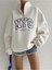 Nyc Nakışlı Fermuarlı Sweatshirt 1