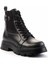 Siyah Leather Kadın Bot & Bootie K02180034003 3