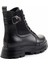 Siyah Leather Kadın Bot & Bootie K02180034003 4