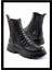 Siyah Leather Kadın Bot & Bootie K02180034103 1